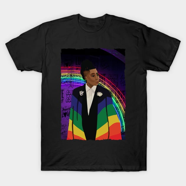 lgbt design T-Shirt by lounesartdessin